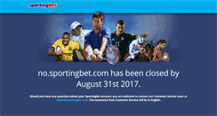 Desktop Screenshot of no.sportingbet.com